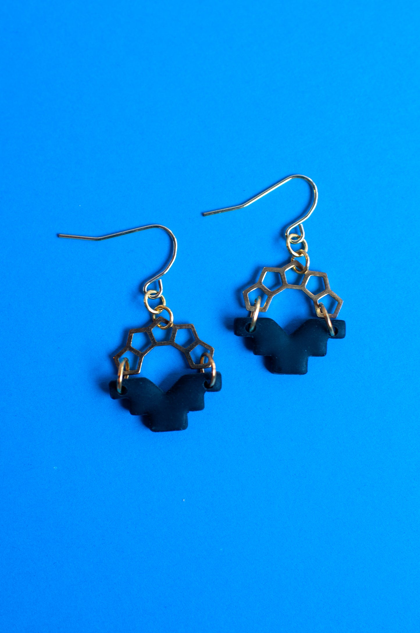 Black Honeycomb Dangles