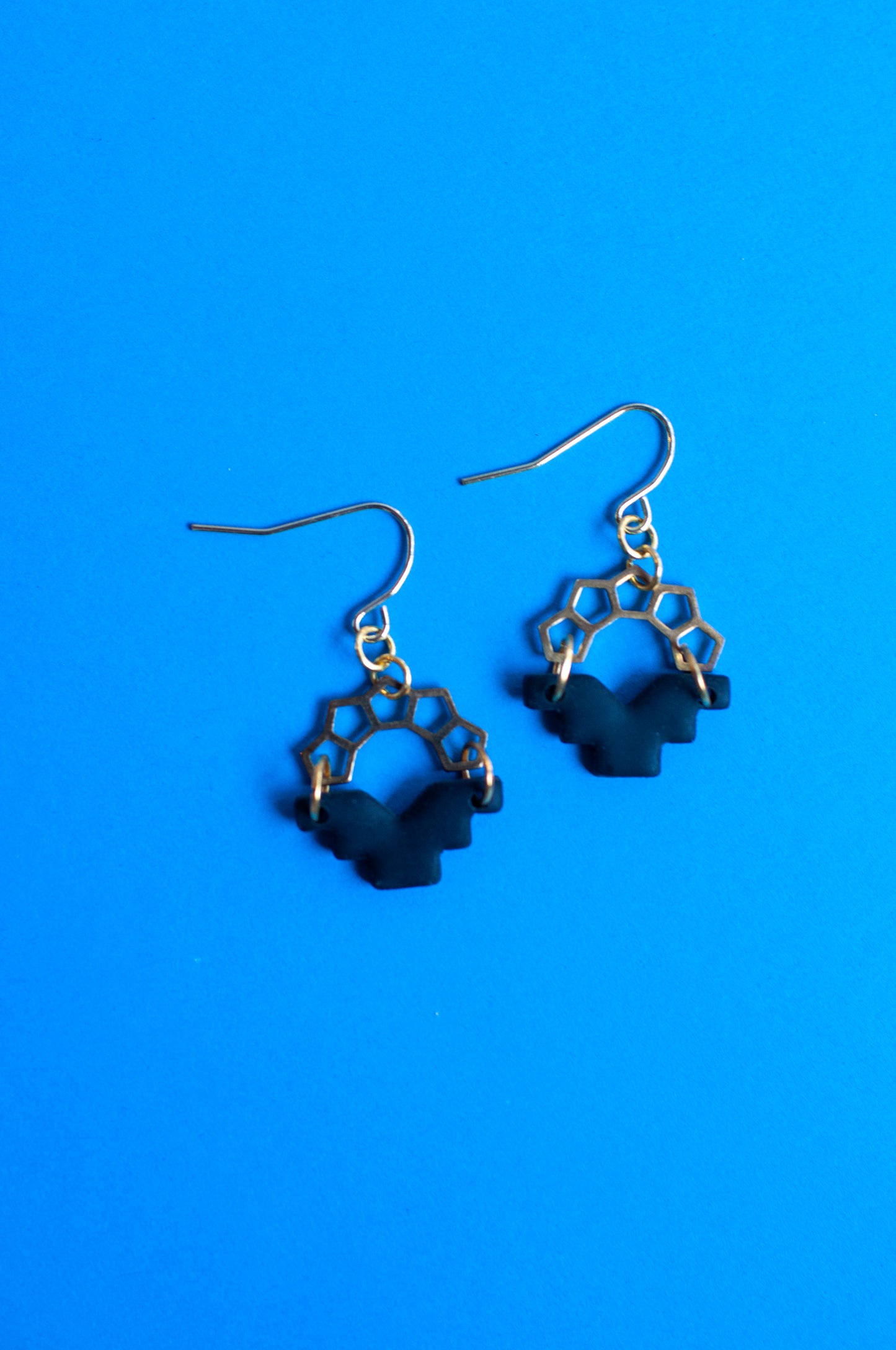 Black Honeycomb Dangles