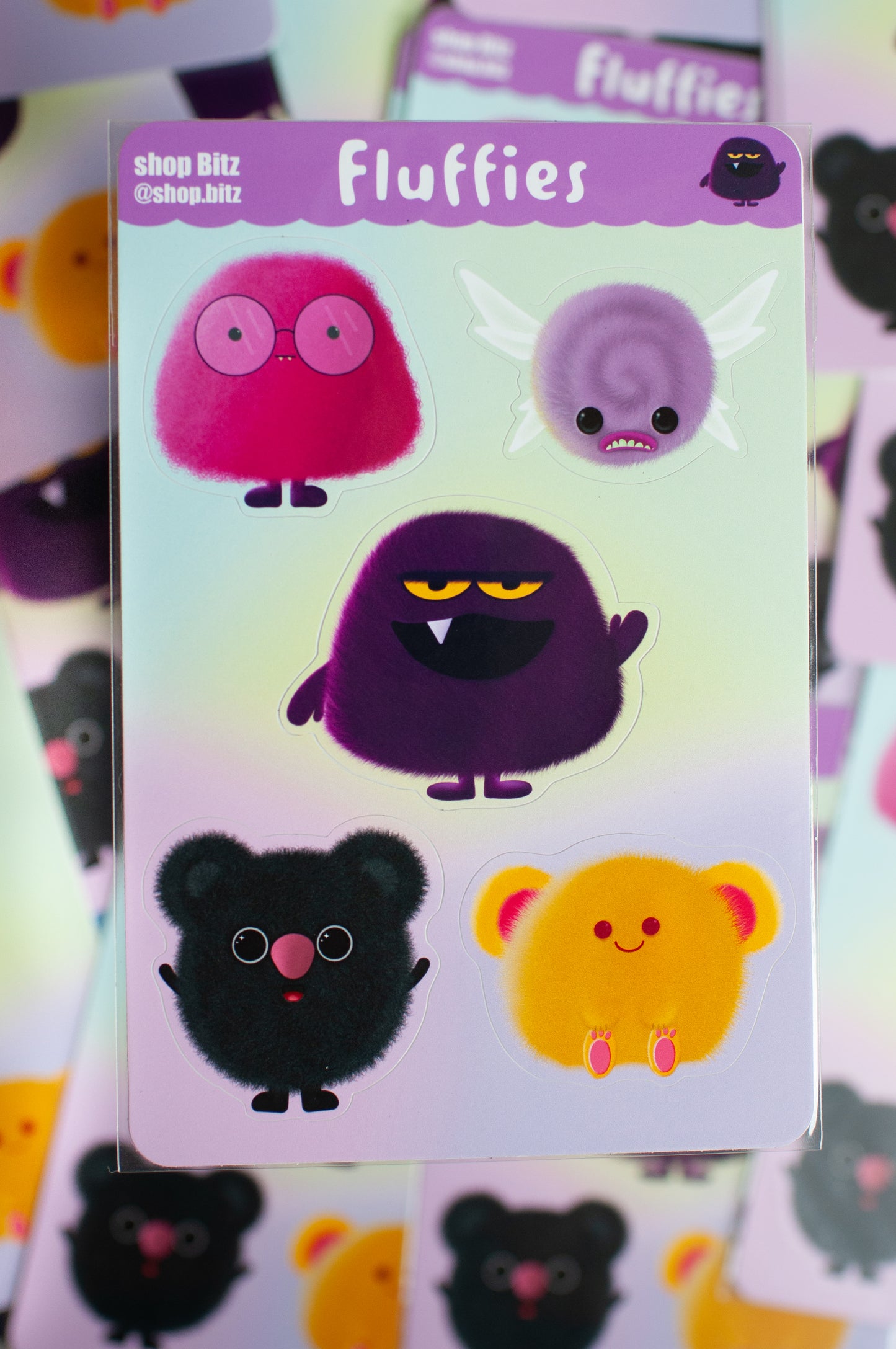Fluffies Sticker Sheet