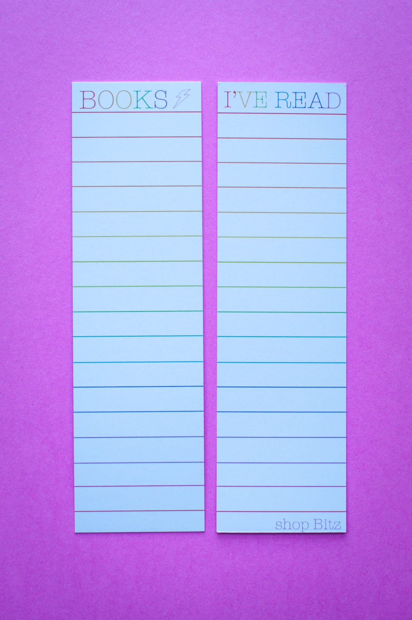 Book Tracking Bookmark