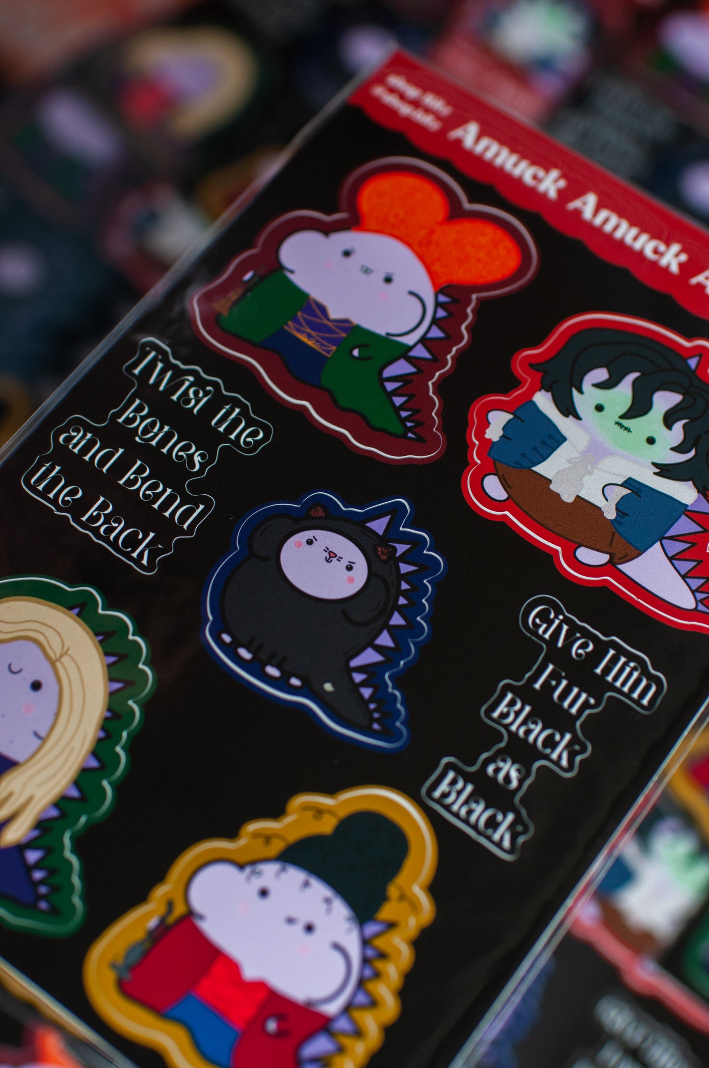 Amuck Sticker Sheet