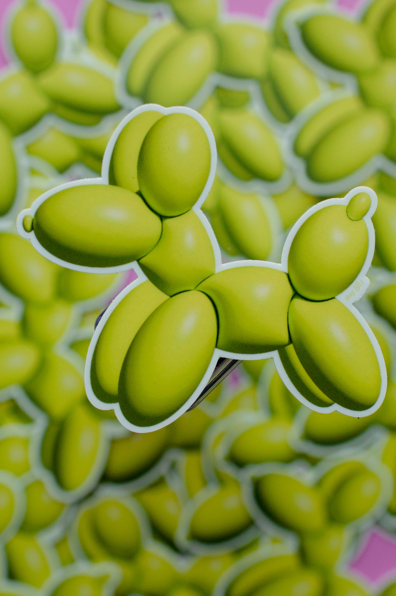 Green Balloon Dog Friend