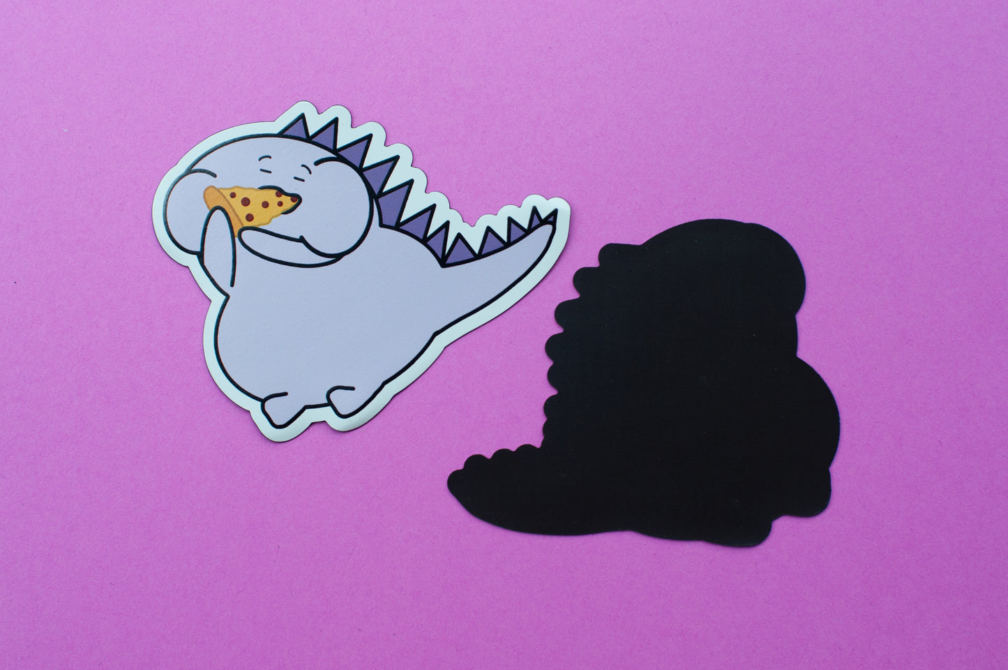 Pizza Dino; a self portrait Magnet