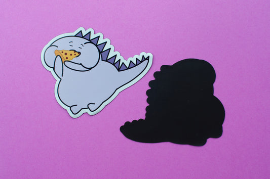 Pizza Dino; a self portrait Magnet