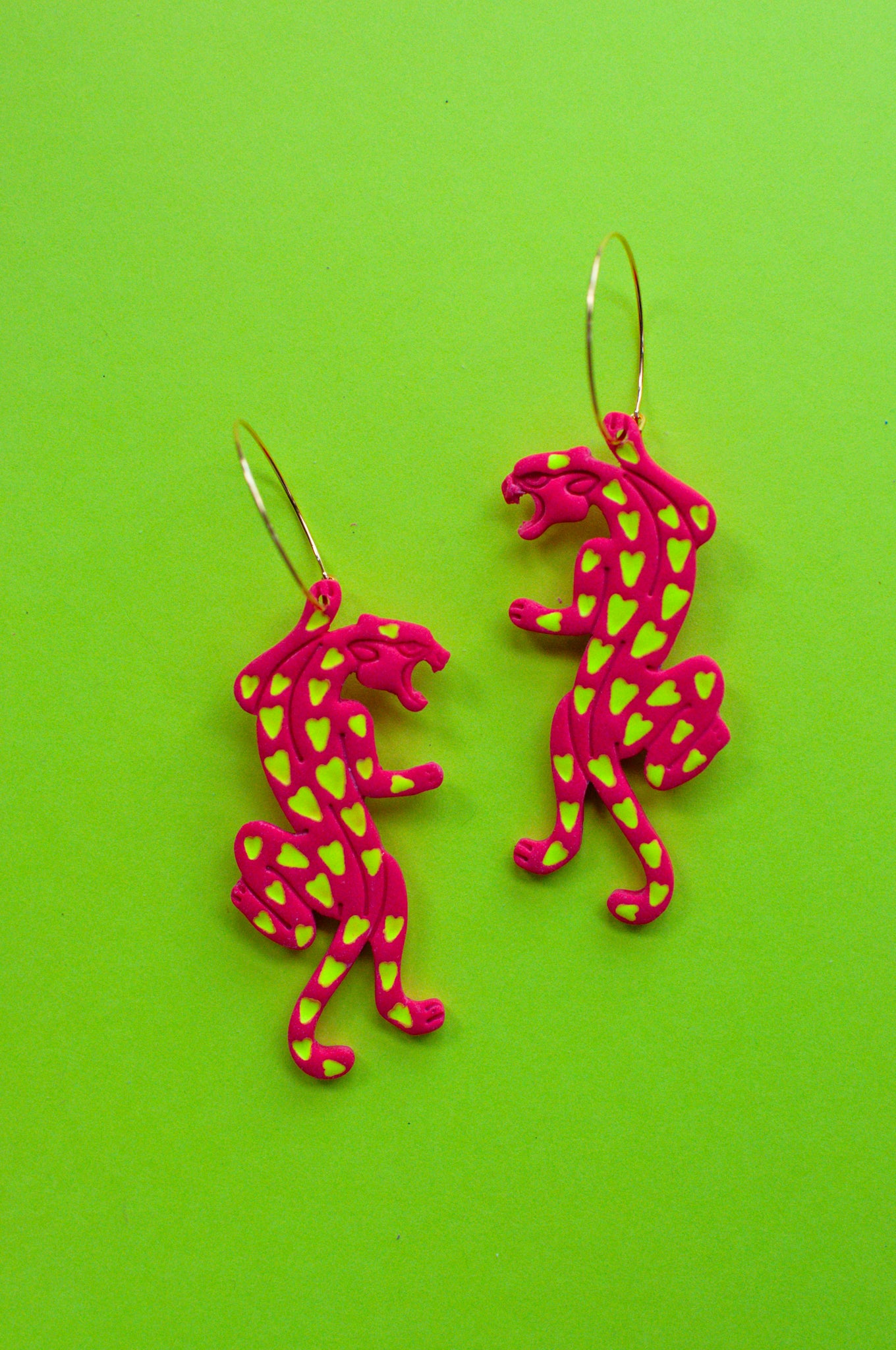 Pink and Yellow Jaguars