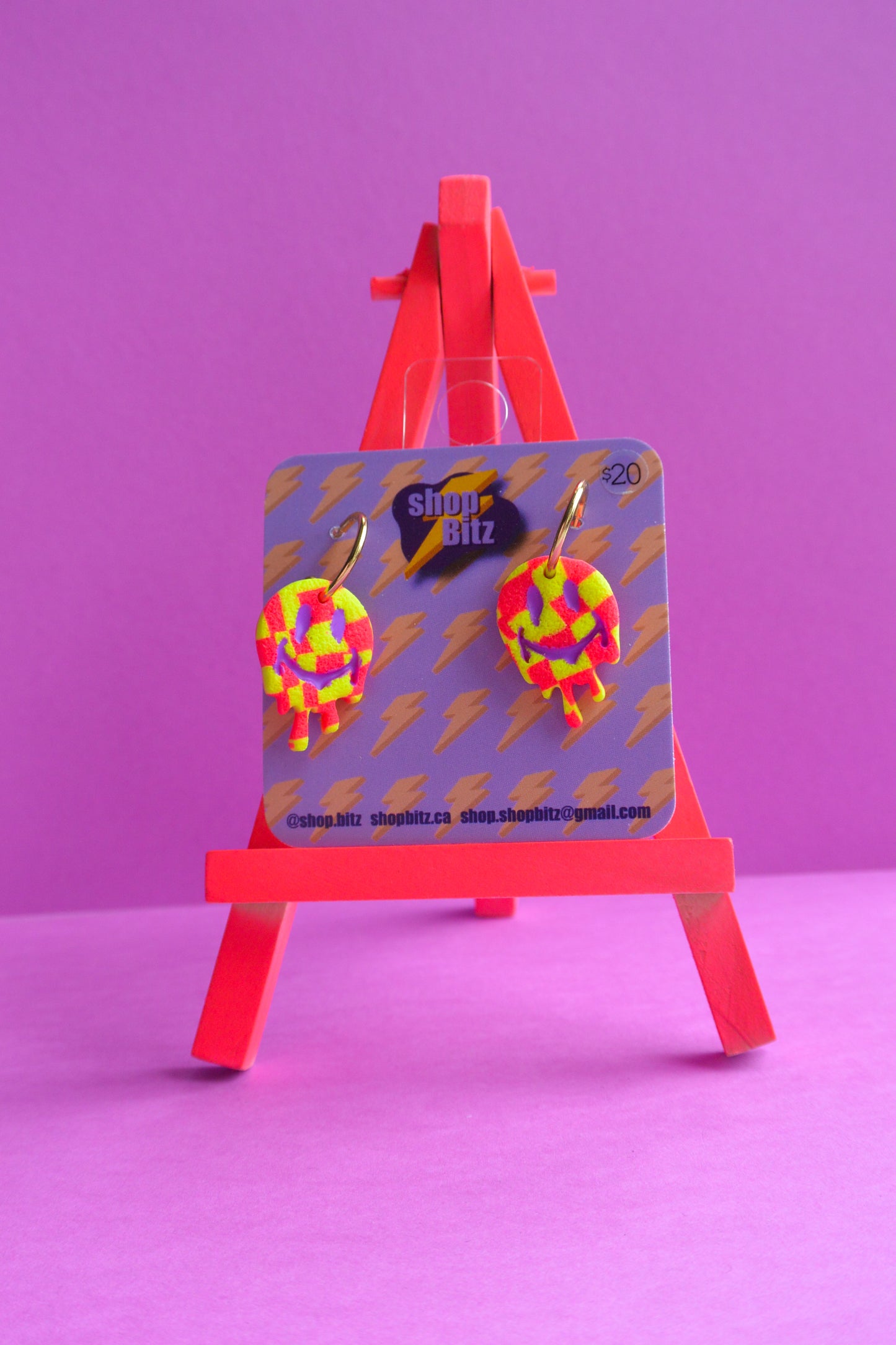 Checkerboard Melty Face