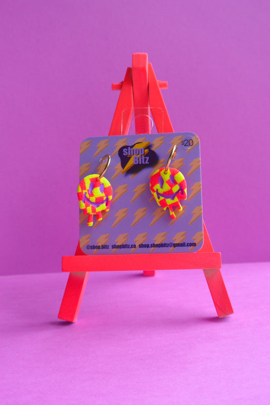 Checkerboard Melty Face