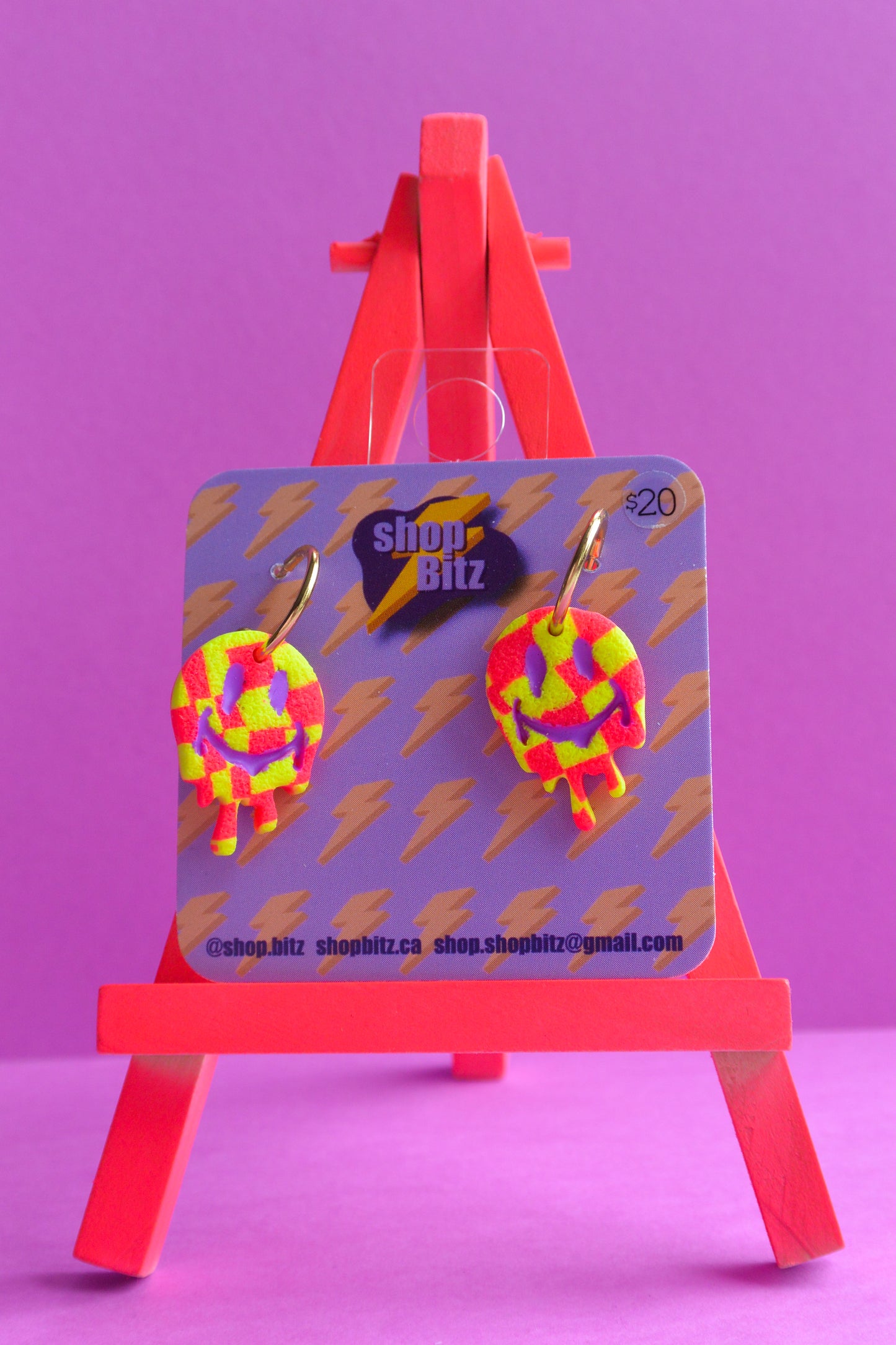 Checkerboard Melty Face