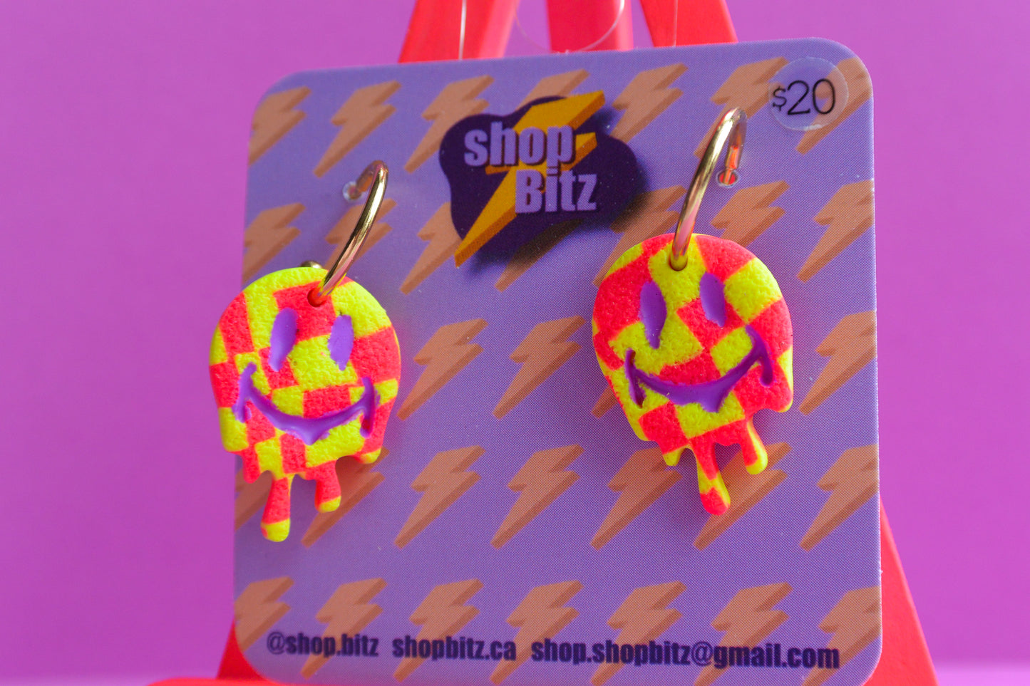 Checkerboard Melty Face