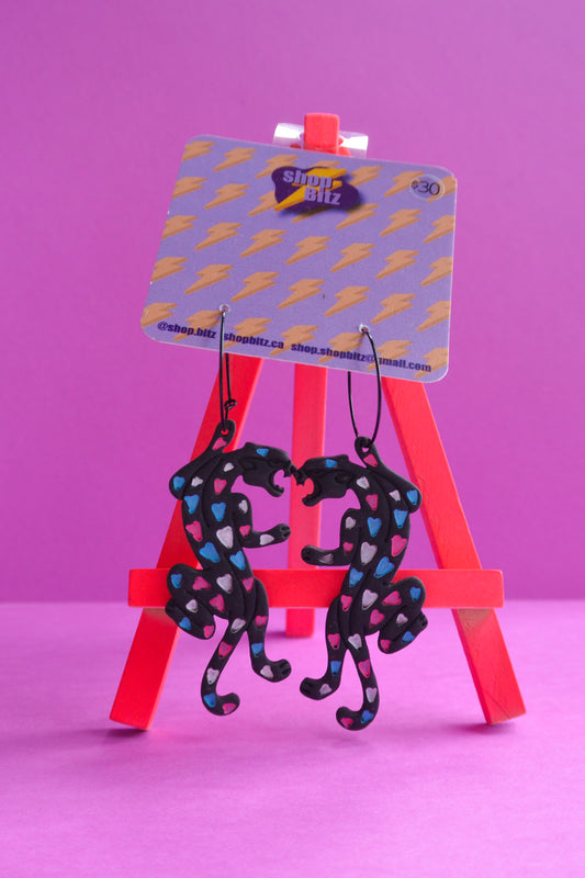 Pink Blue and White Jaguars