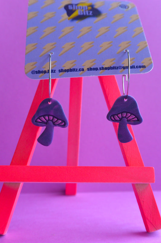 Purple Swirl Mushrooms