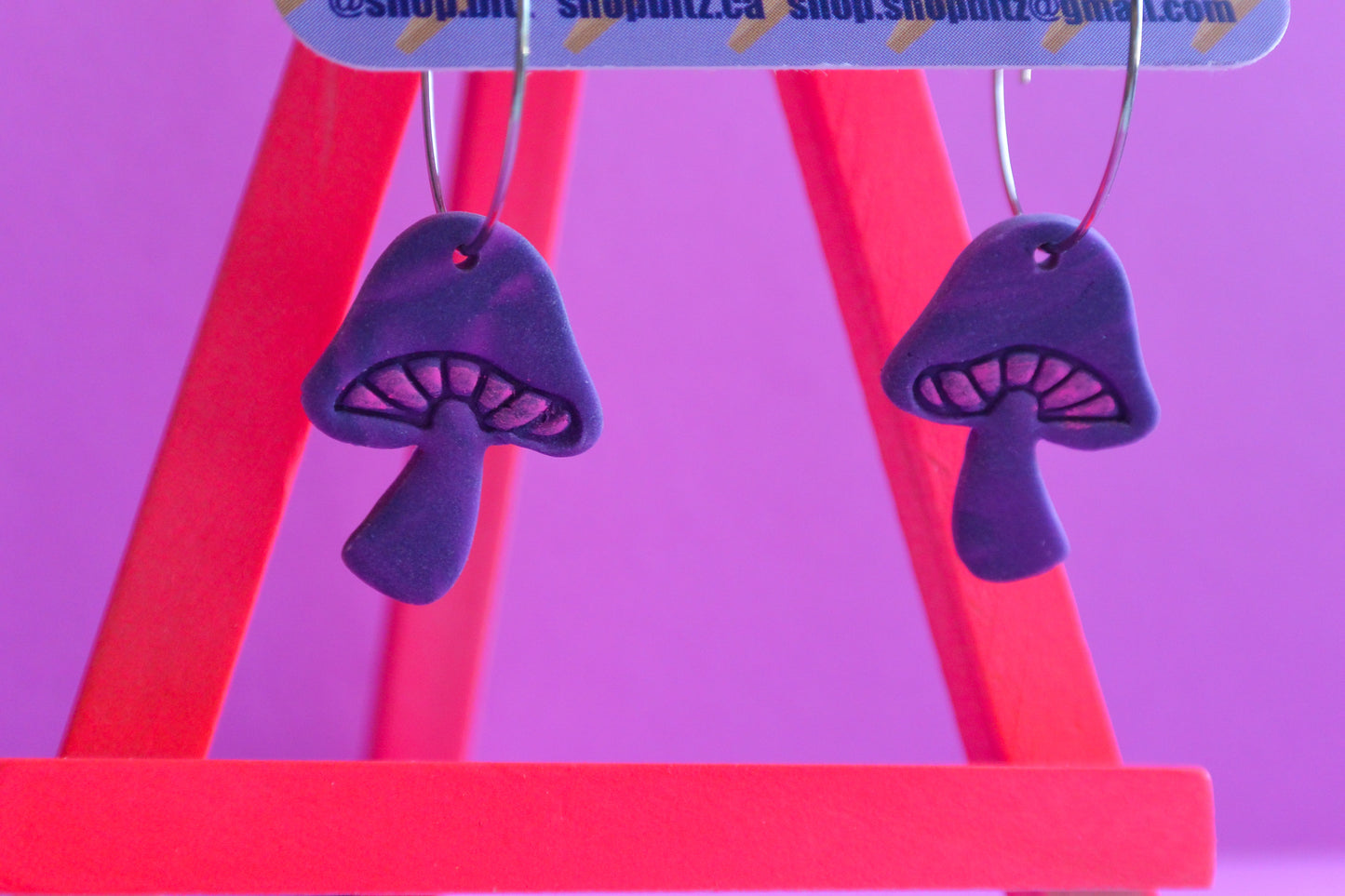 Purple Swirl Mushrooms
