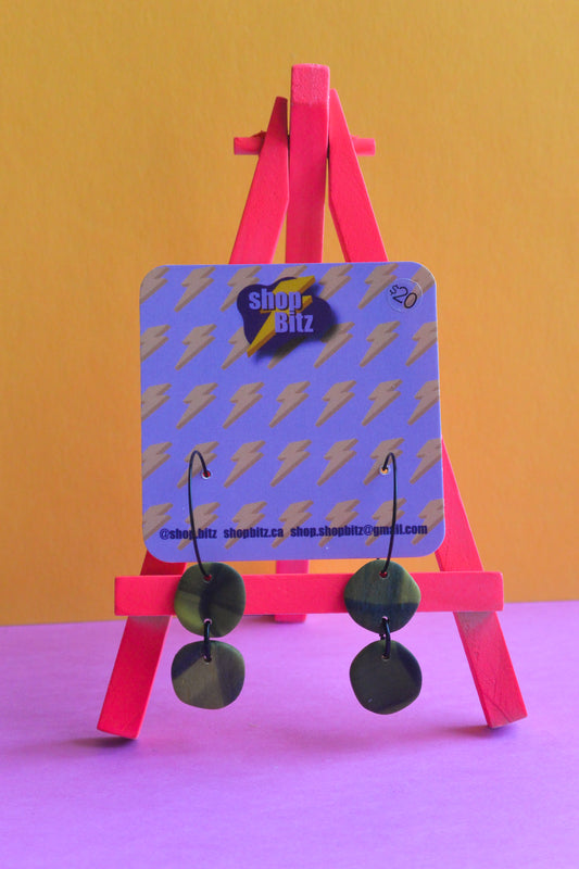 Yellow and Black Drop Circles