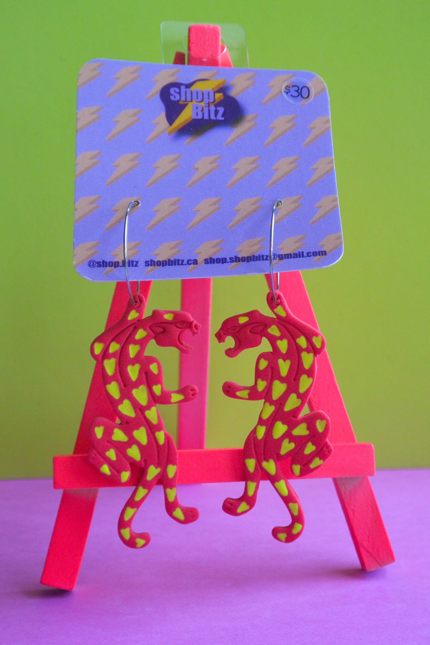 Pink and Yellow Jaguars