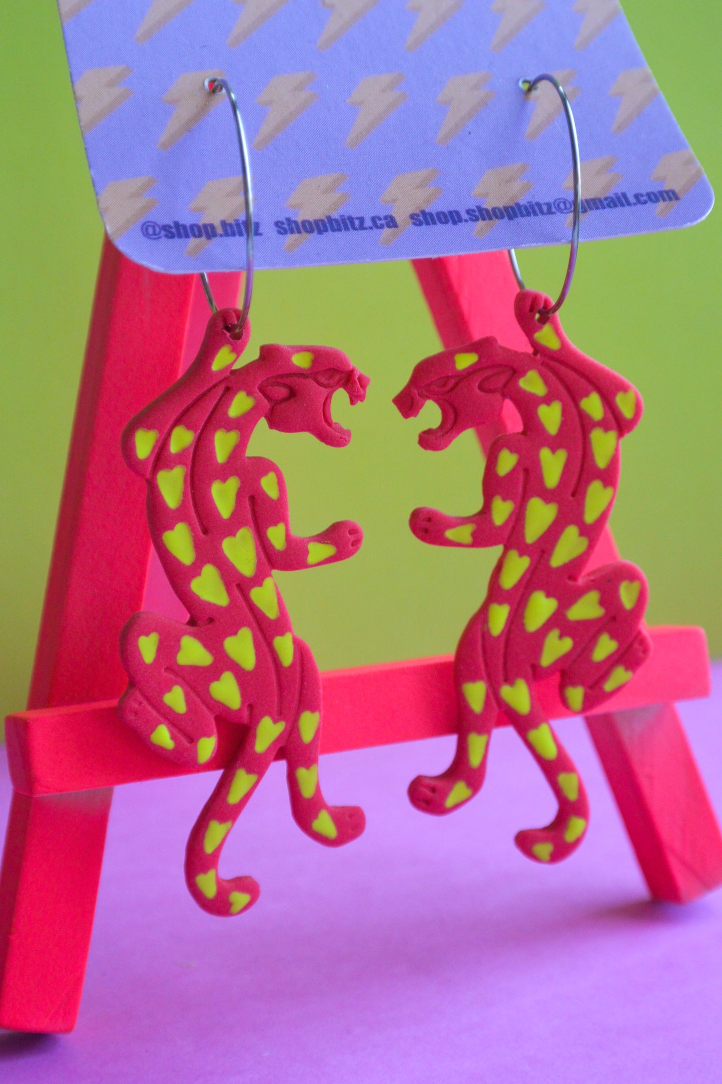 Pink and Yellow Jaguars