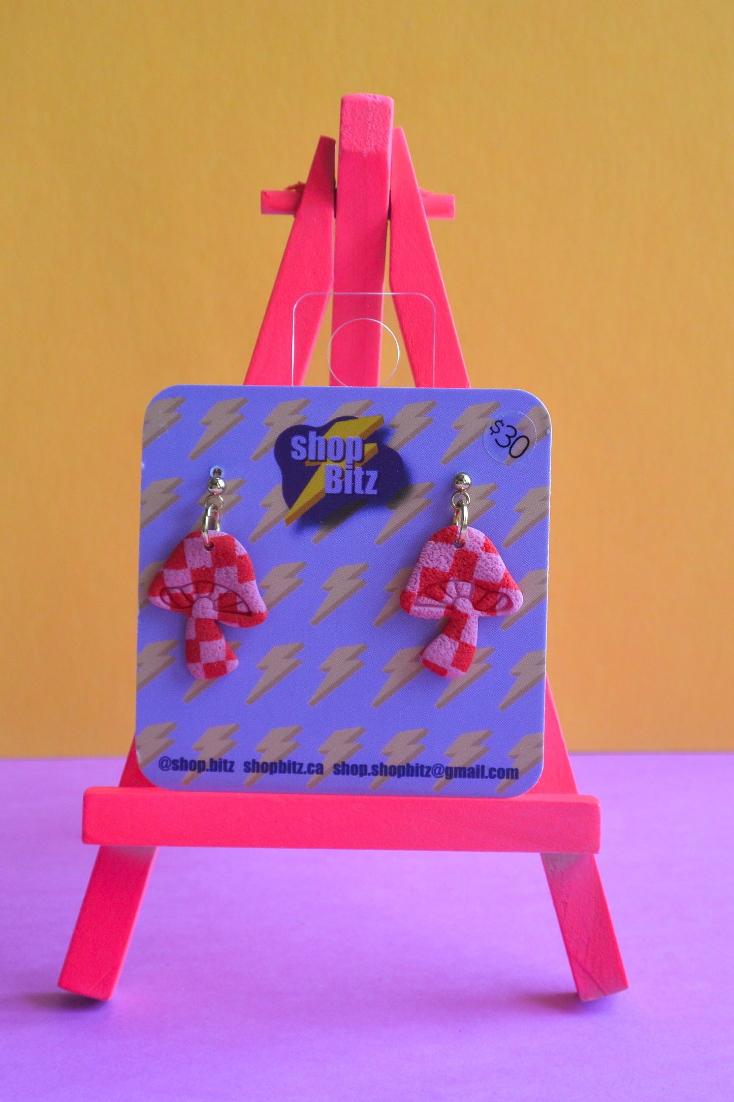 Red Checkered Mushrooms