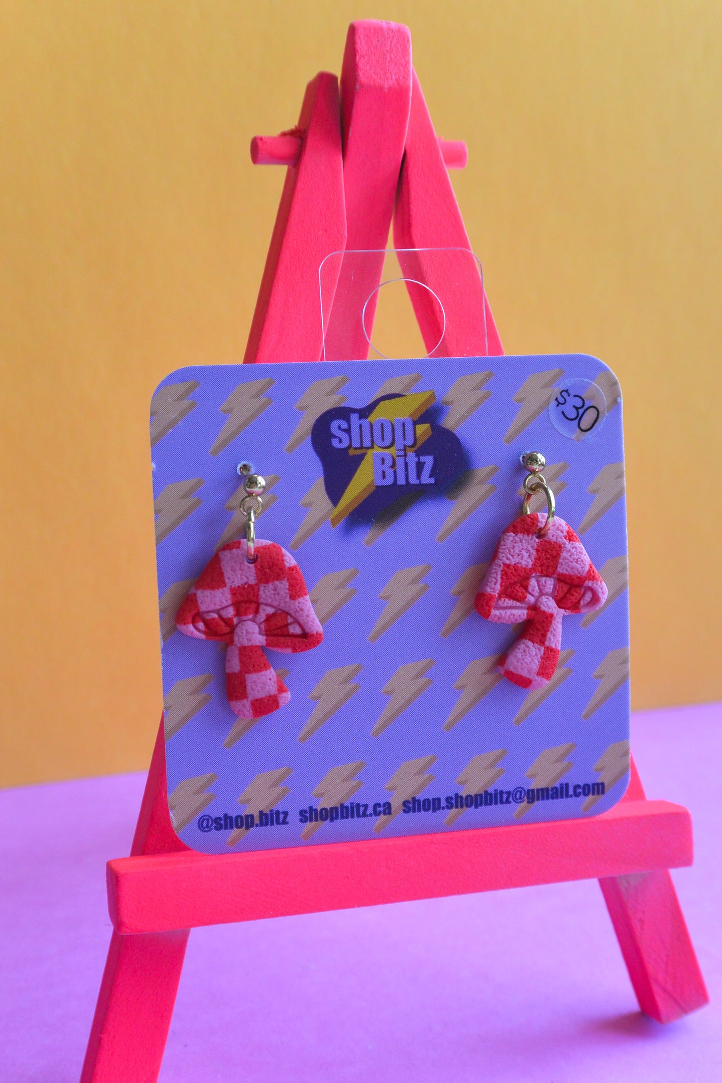 Red Checkered Mushrooms