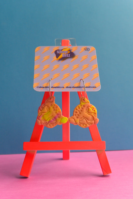 Orange and Yellow Jaguar Heads