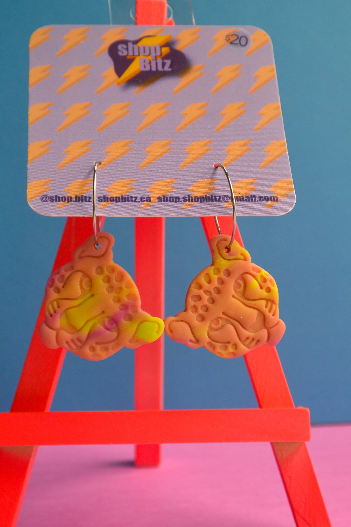 Orange and Yellow Jaguar Heads