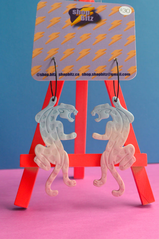 Pink Blue and White Jaguars