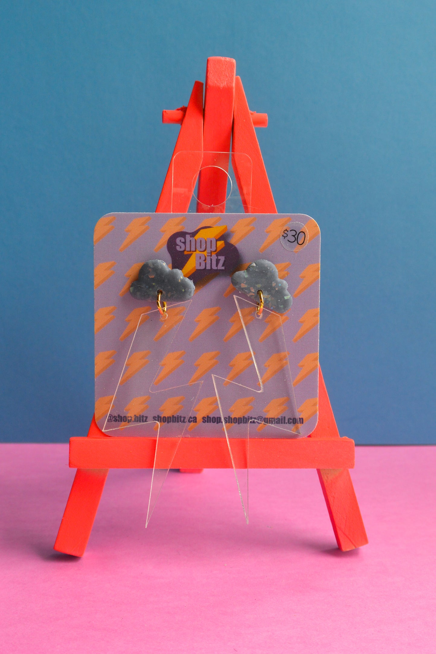 Clear Lightning Bolts