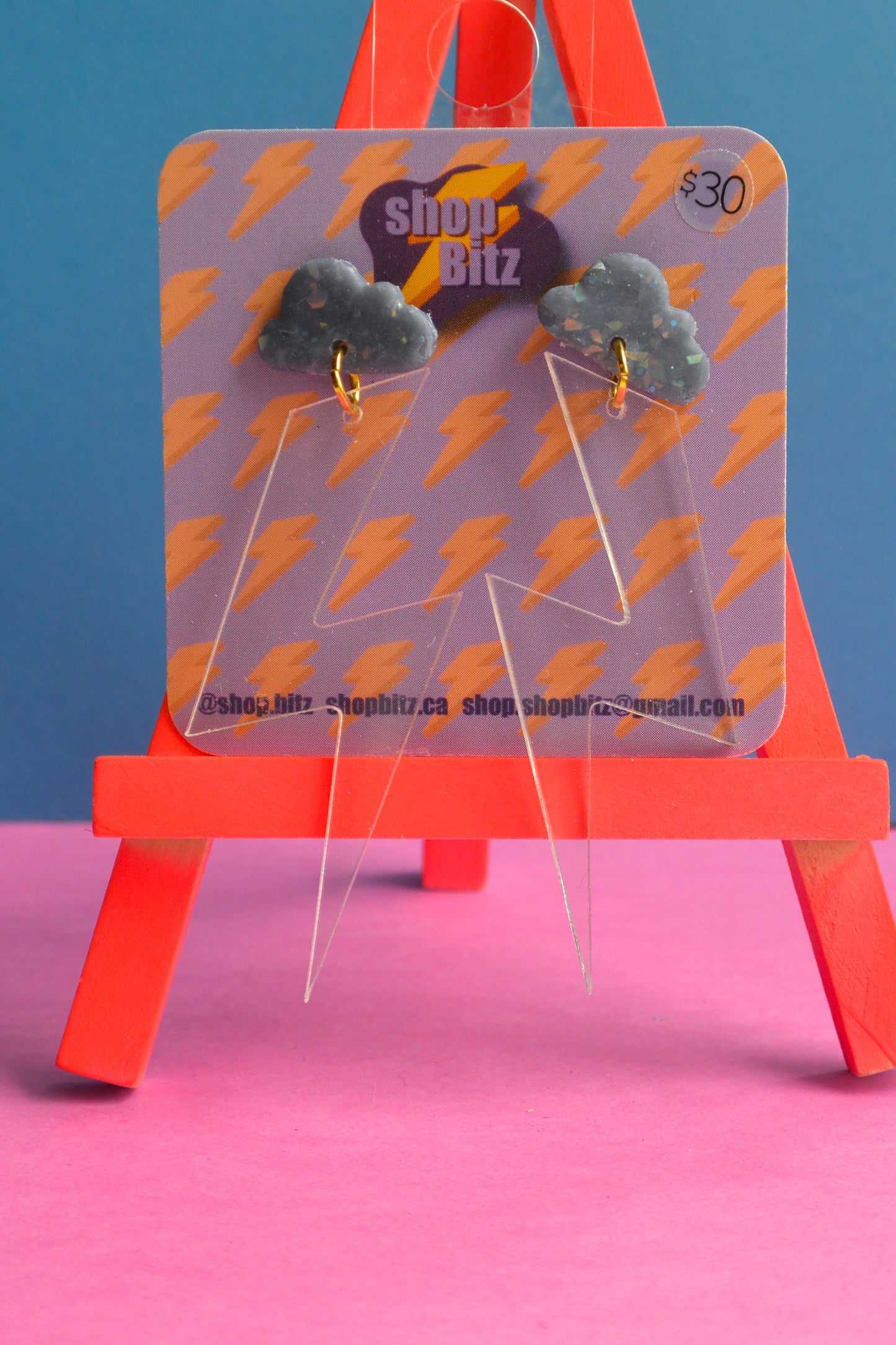 Clear Lightning Bolts