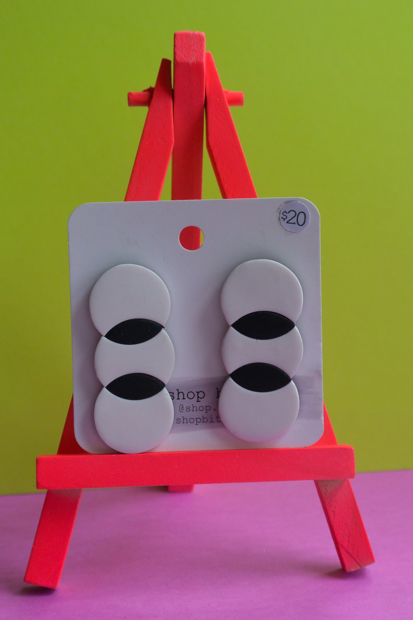 White and Black Studs