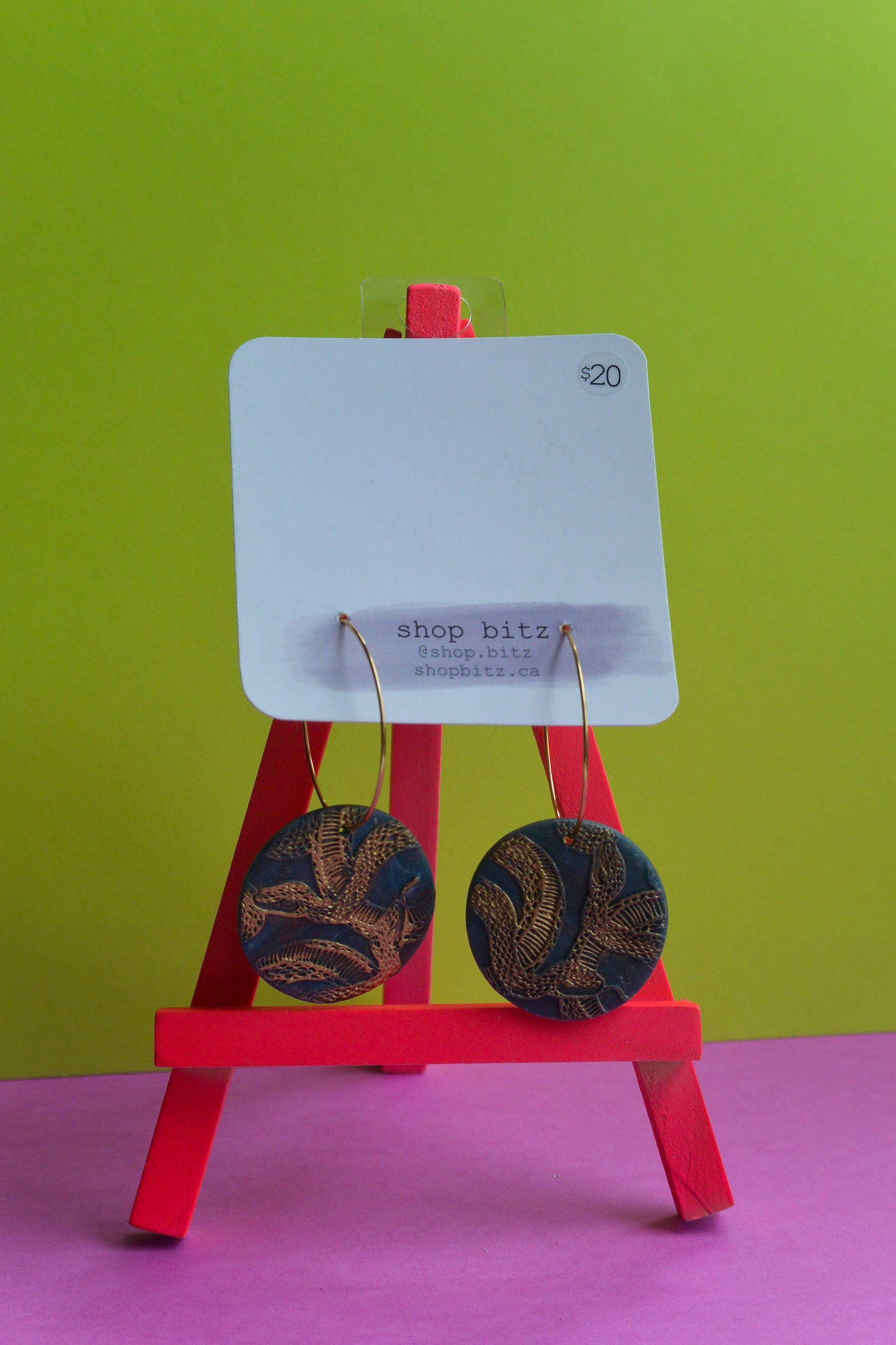 Green and Gold Snake Circles