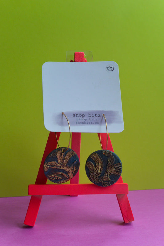 Green and Gold Snake Circles