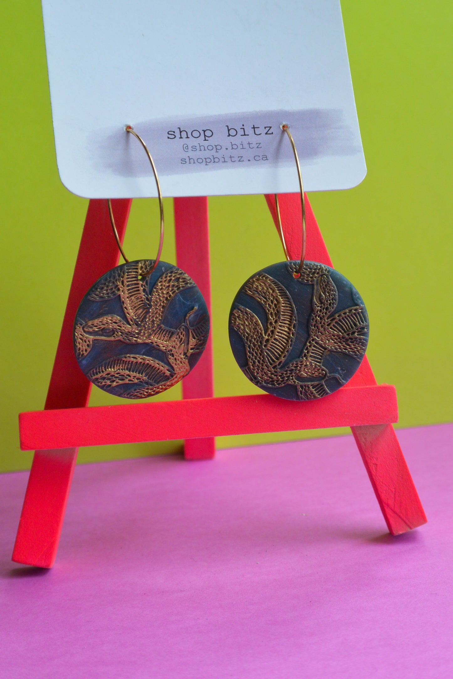 Green and Gold Snake Circles