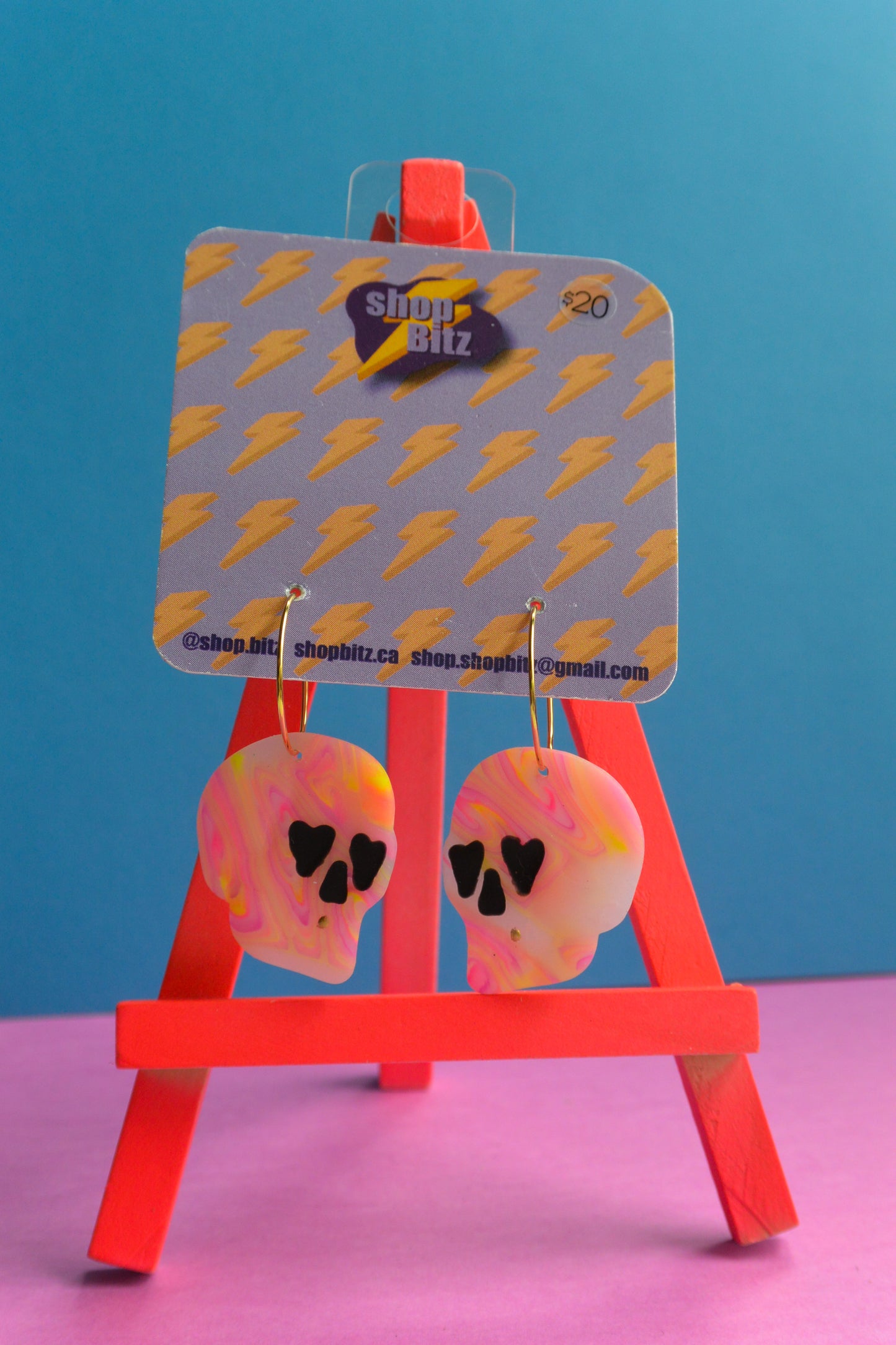 Translucent Swirl Skulls