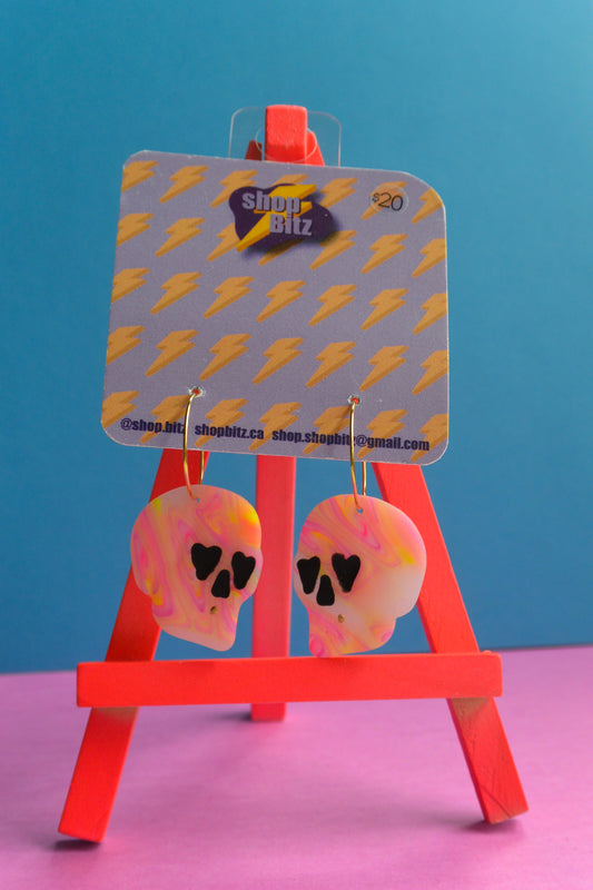 Translucent Swirl Skulls