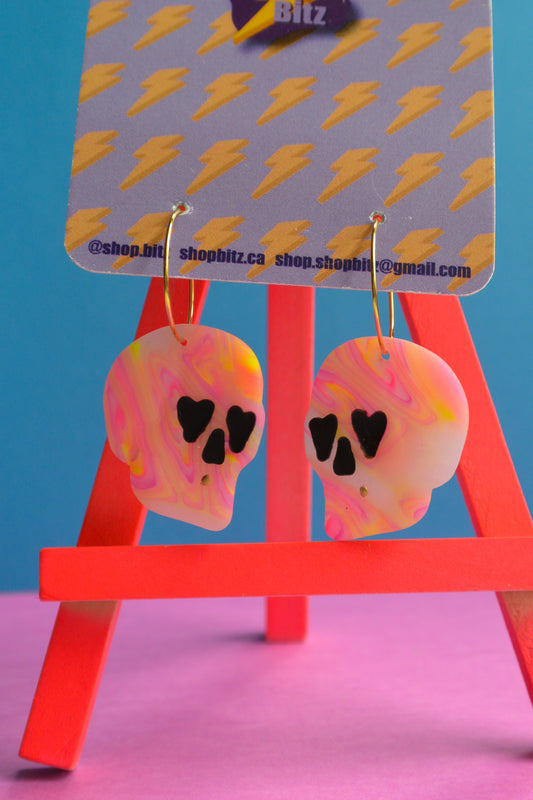 Translucent Swirl Skulls