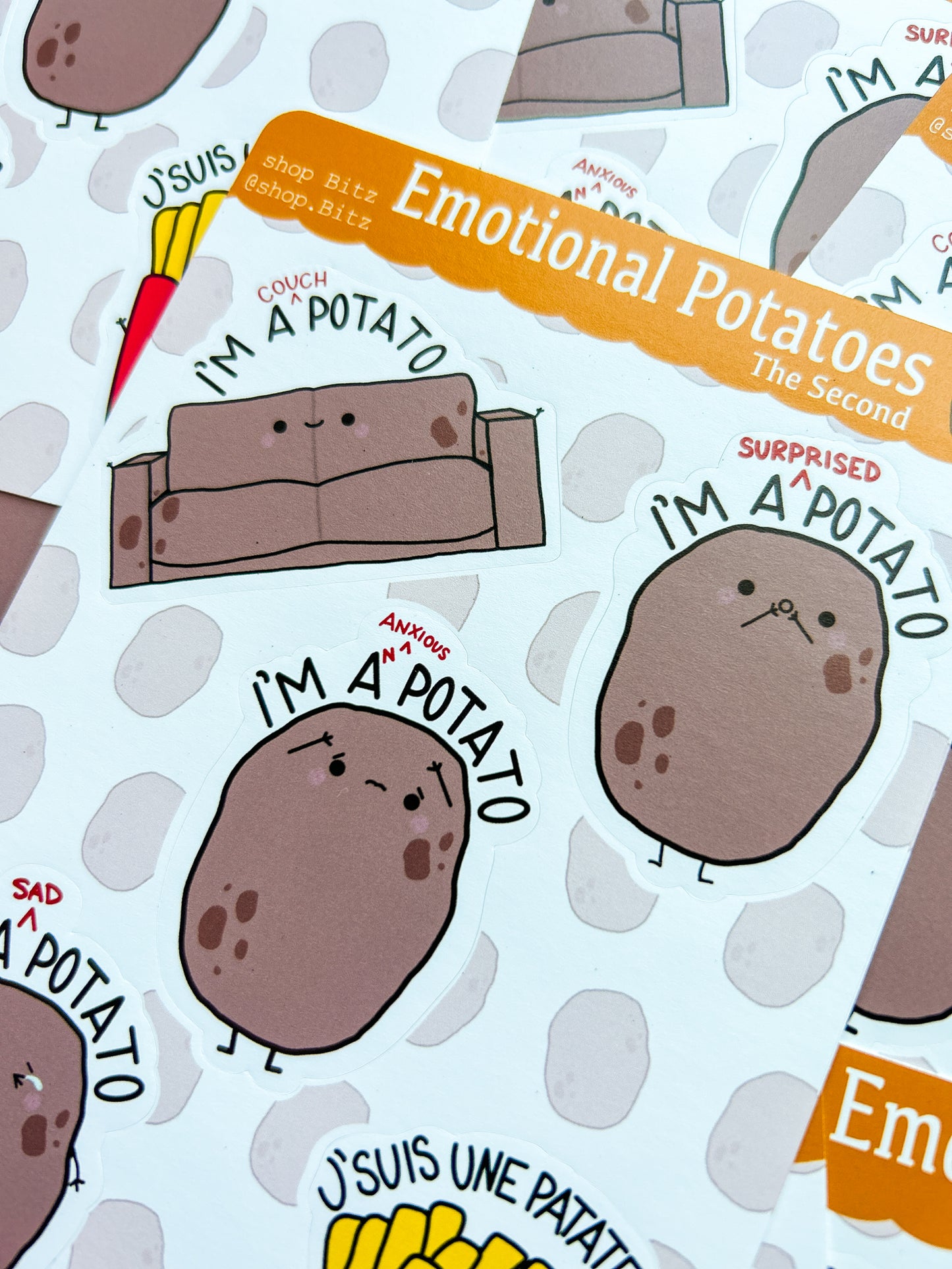 Emotional Potatoes the 2nd Sticker Sheet