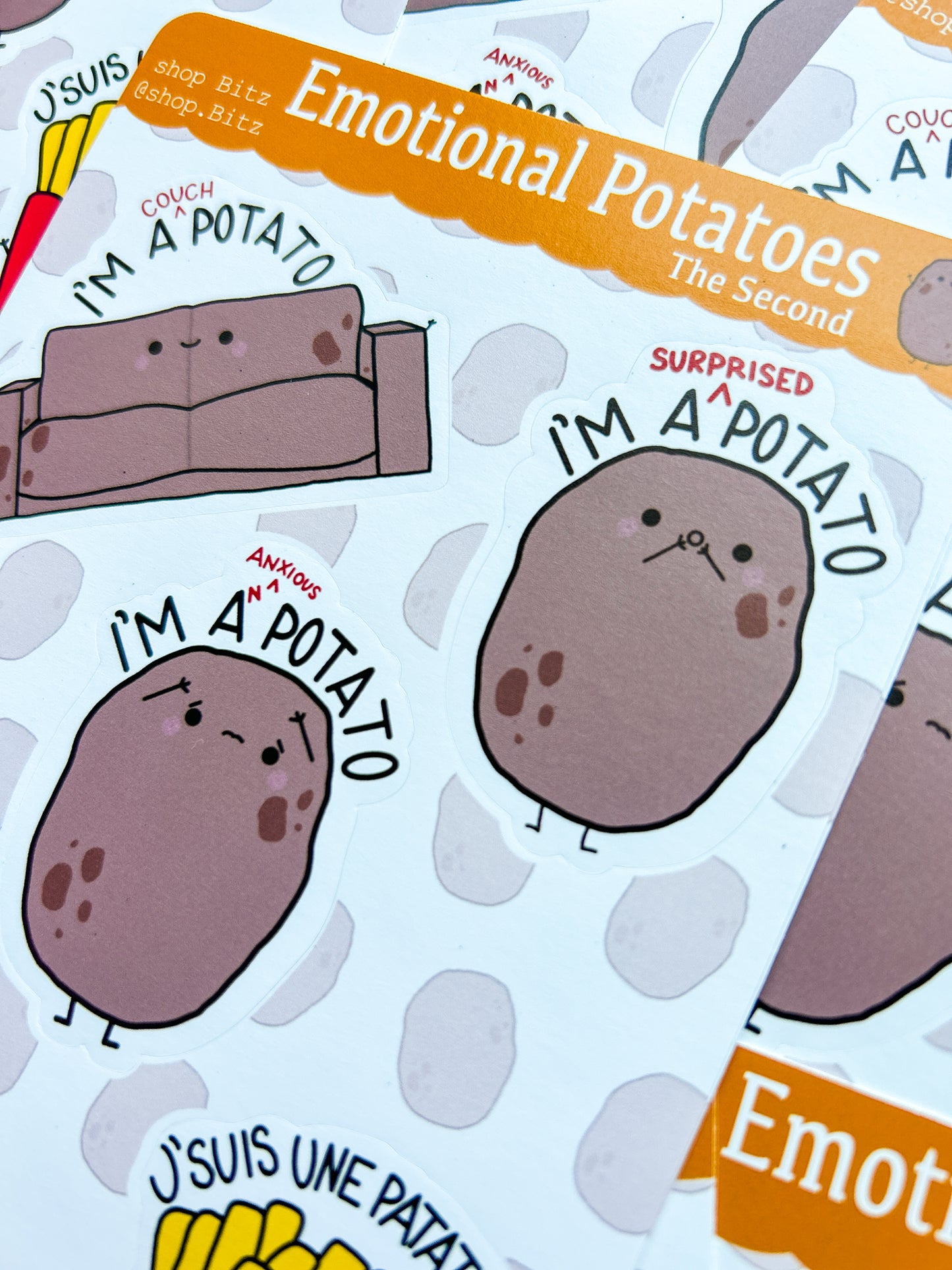 Emotional Potatoes the 2nd Sticker Sheet