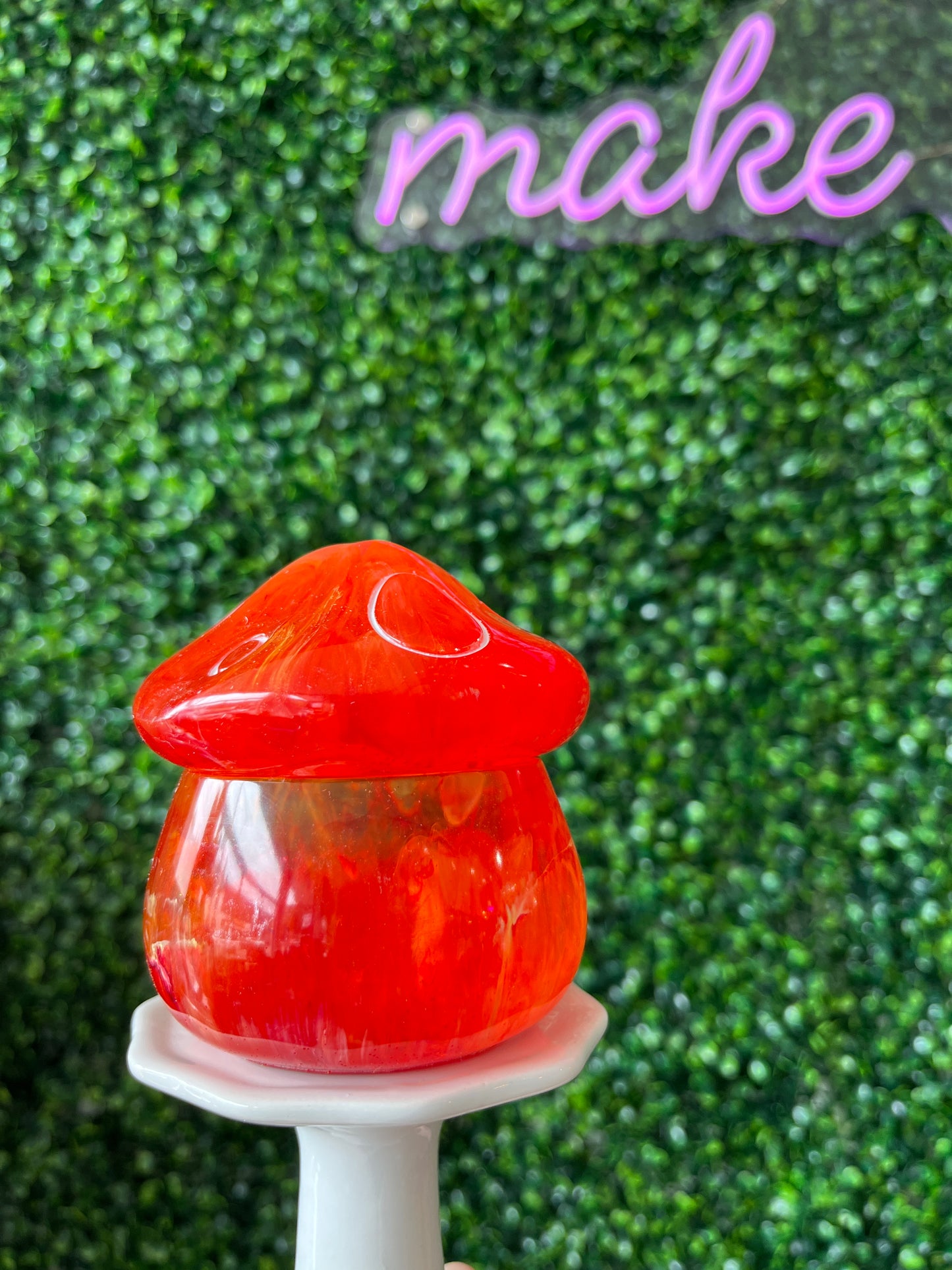 Red and Orange Mushroom