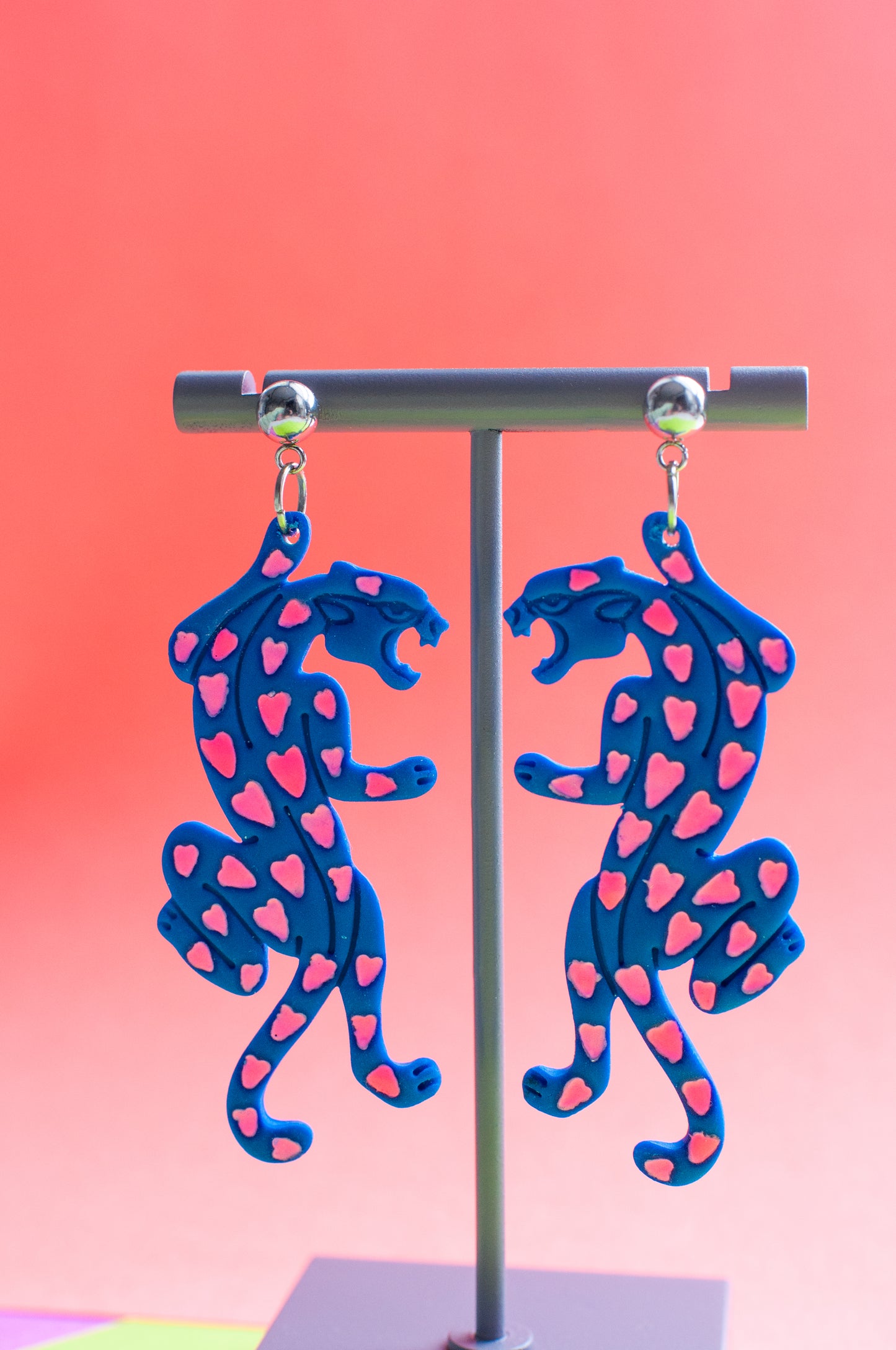 Blue and Pink Jaguars