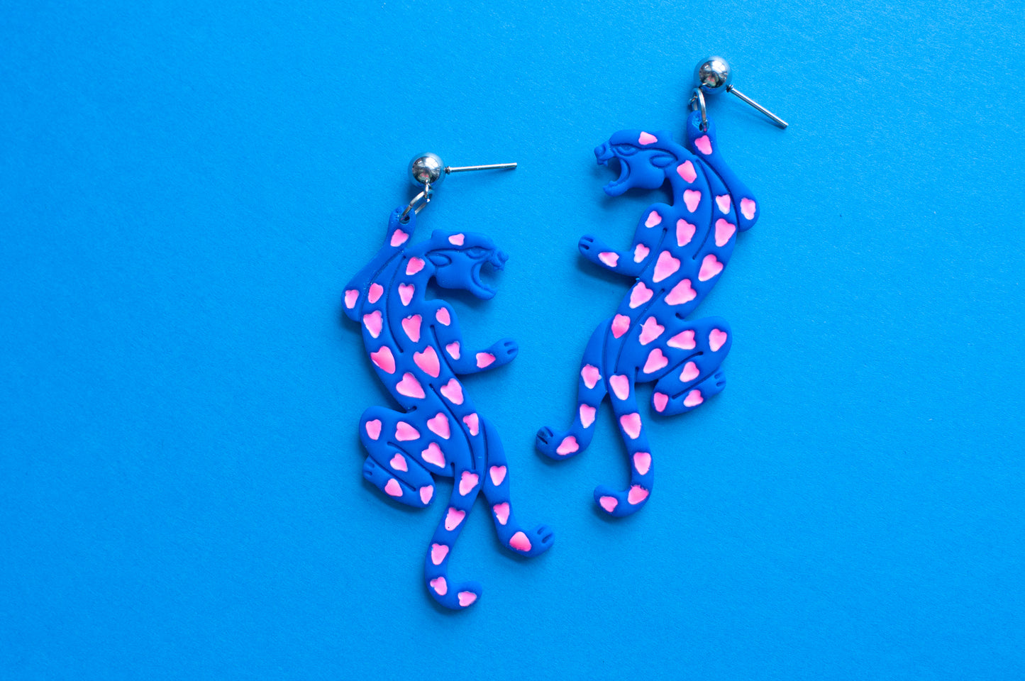 Blue and Pink Jaguars