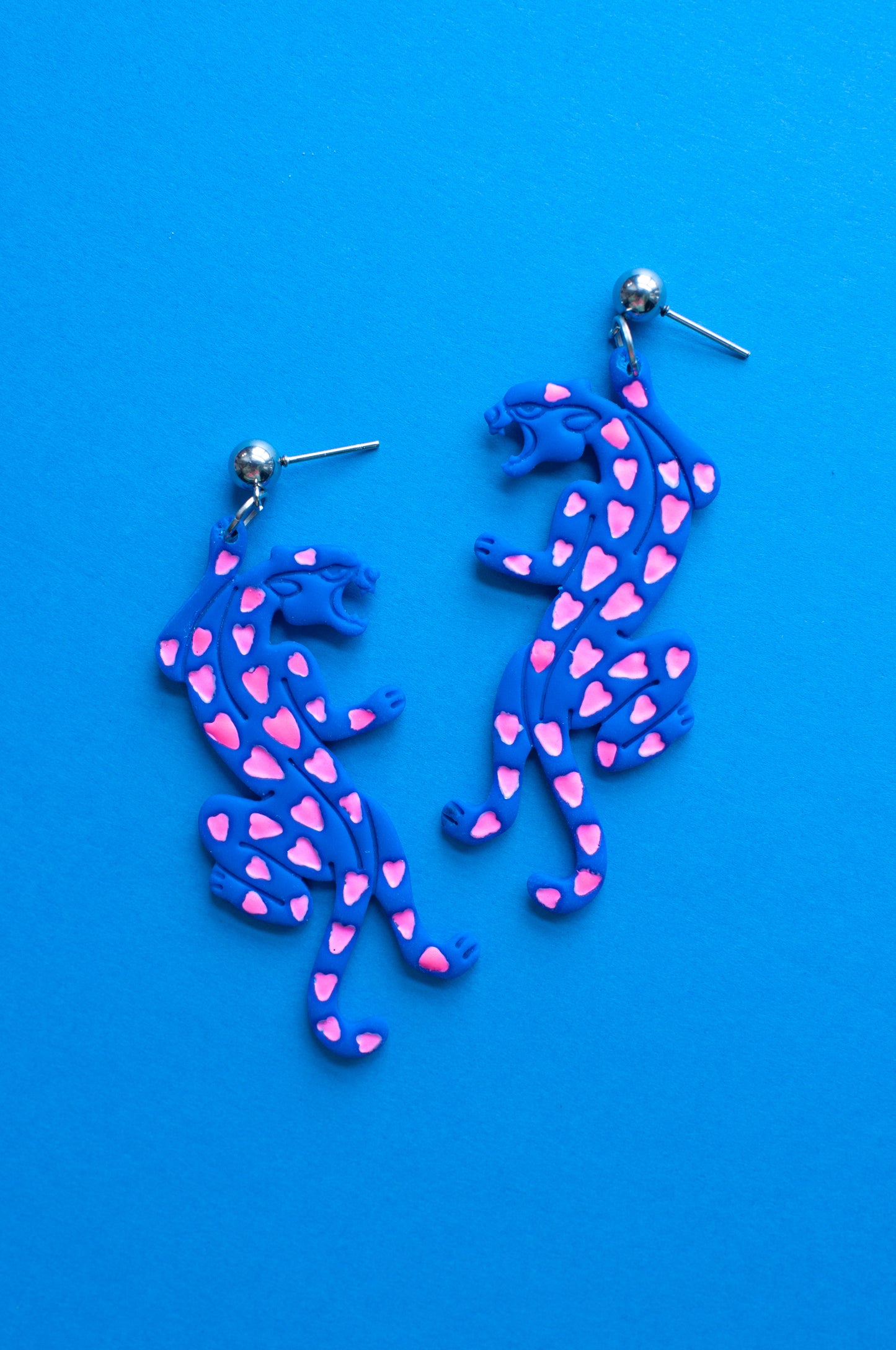 Blue and Pink Jaguars