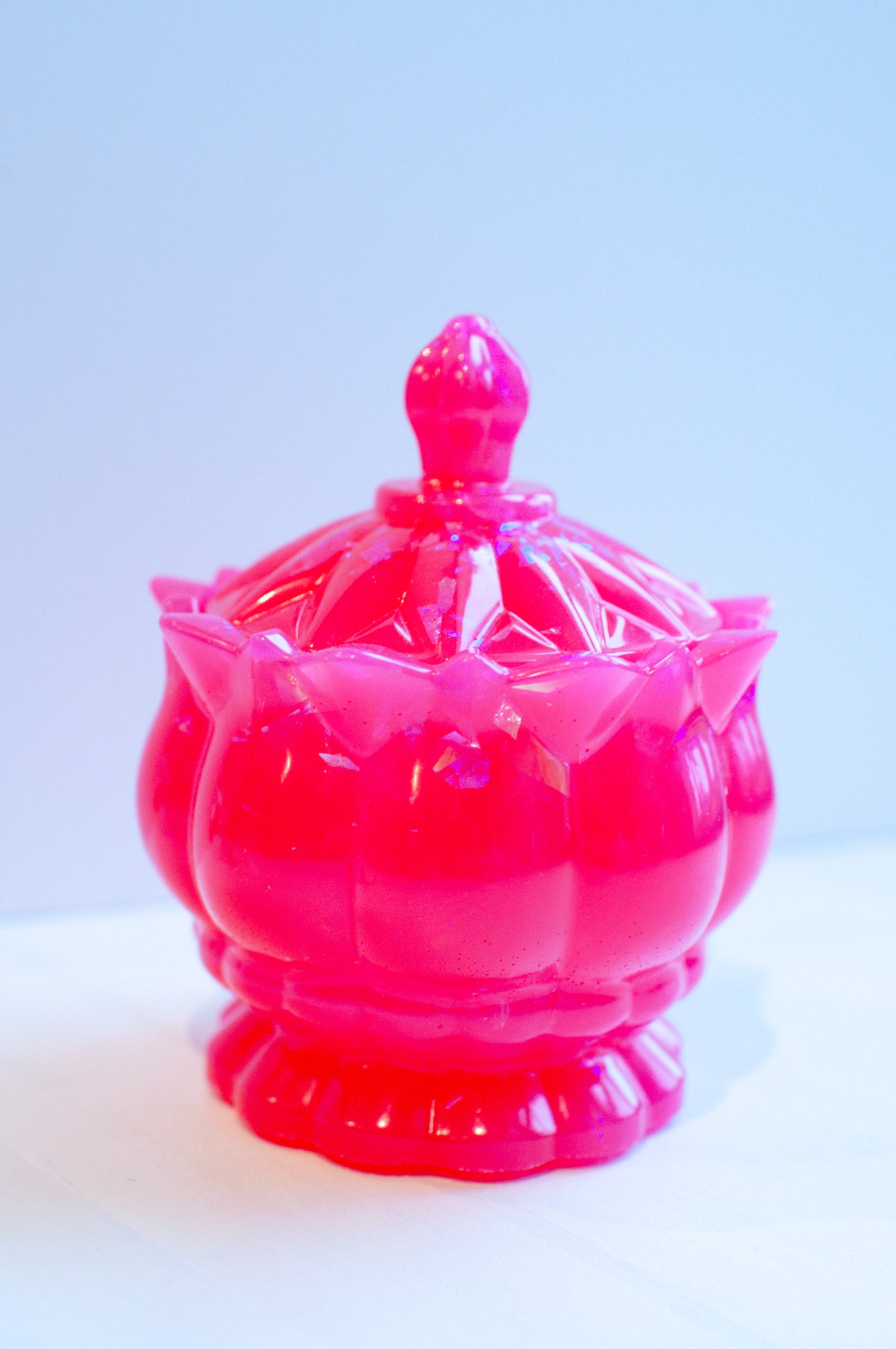 Pink Cellophane Glitter Jar