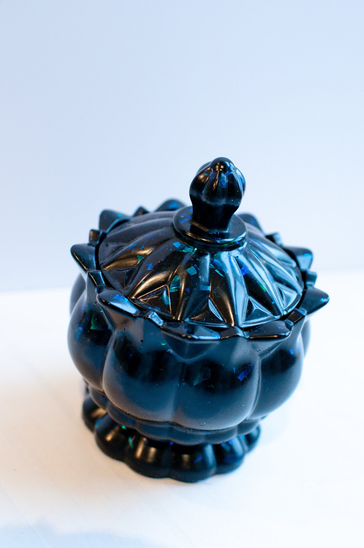 Black Cellophane Glitter Jar