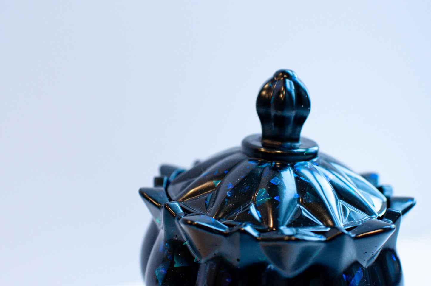 Black Cellophane Glitter Jar