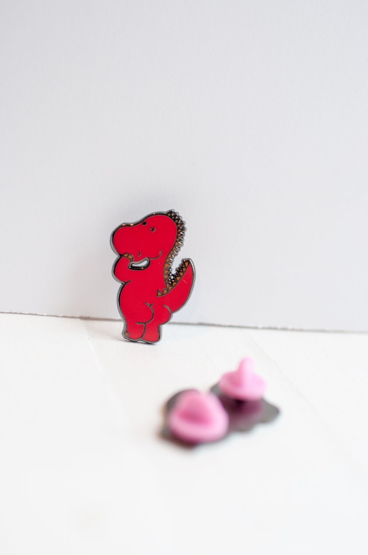 Dino Butt Enamel Pin