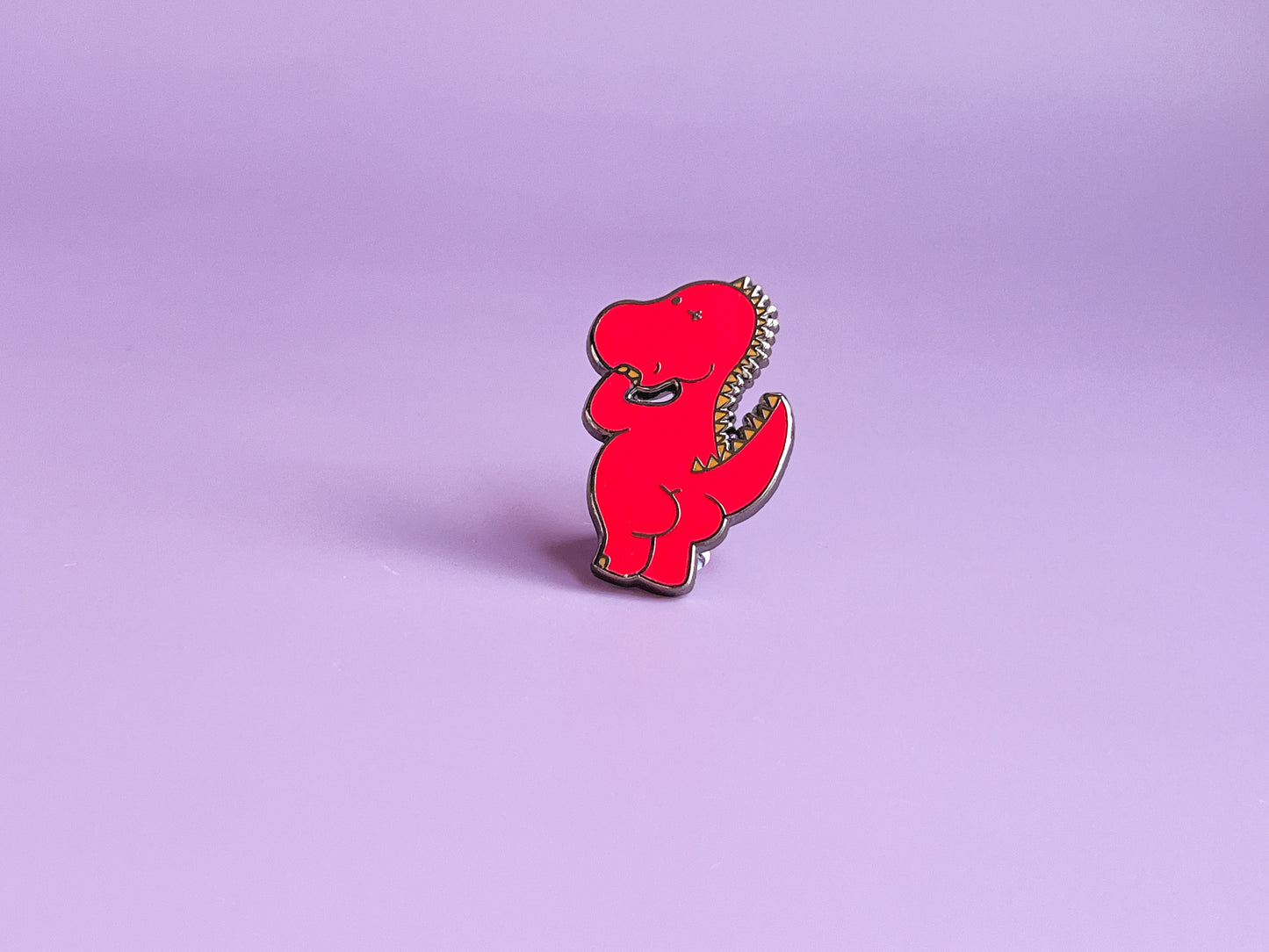 Dino Butt Enamel Pin