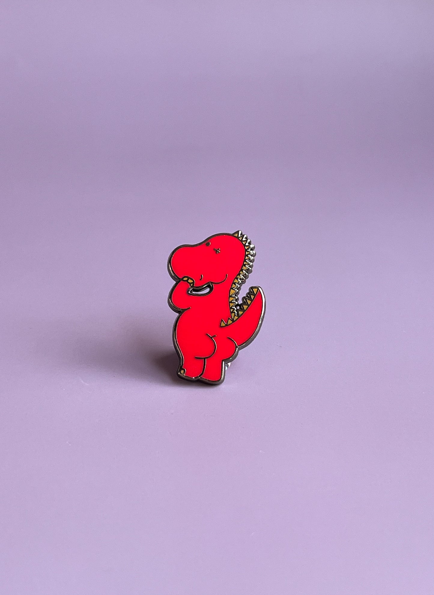 Dino Butt Enamel Pin
