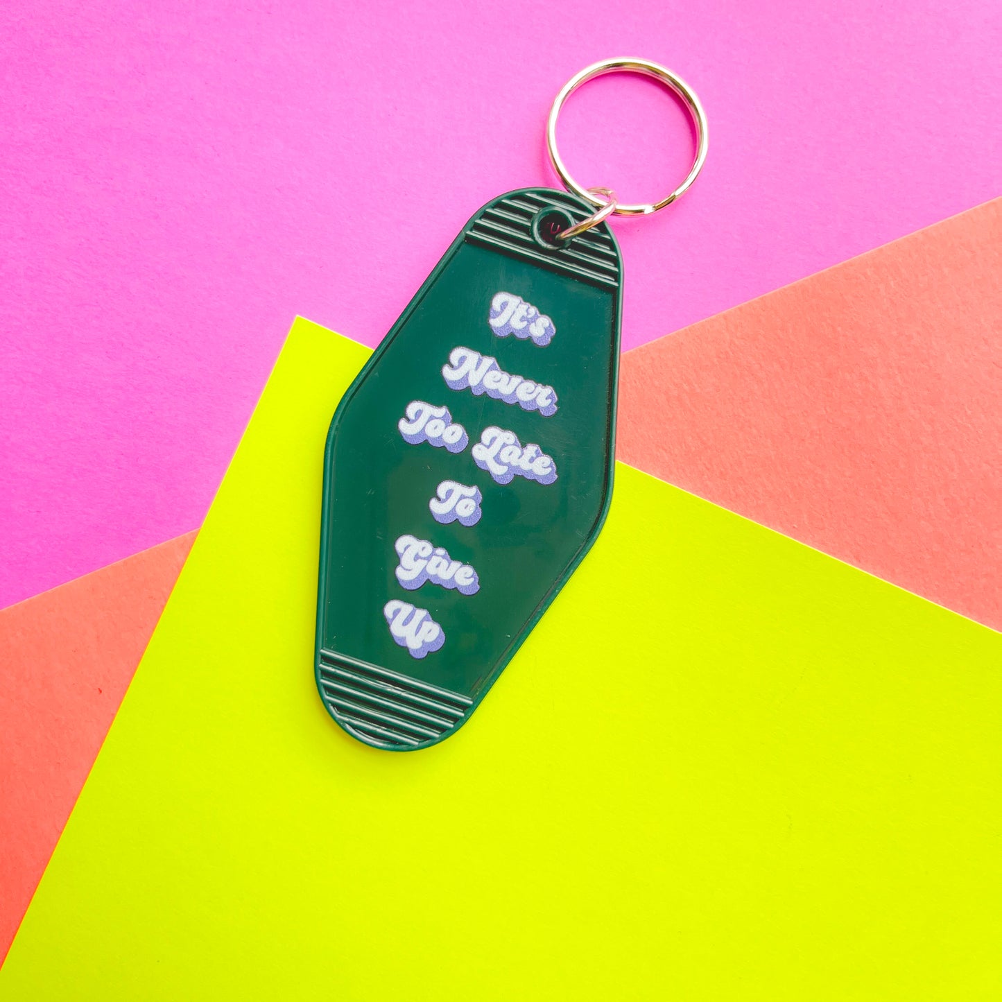 It's Never Too Late to Give Up