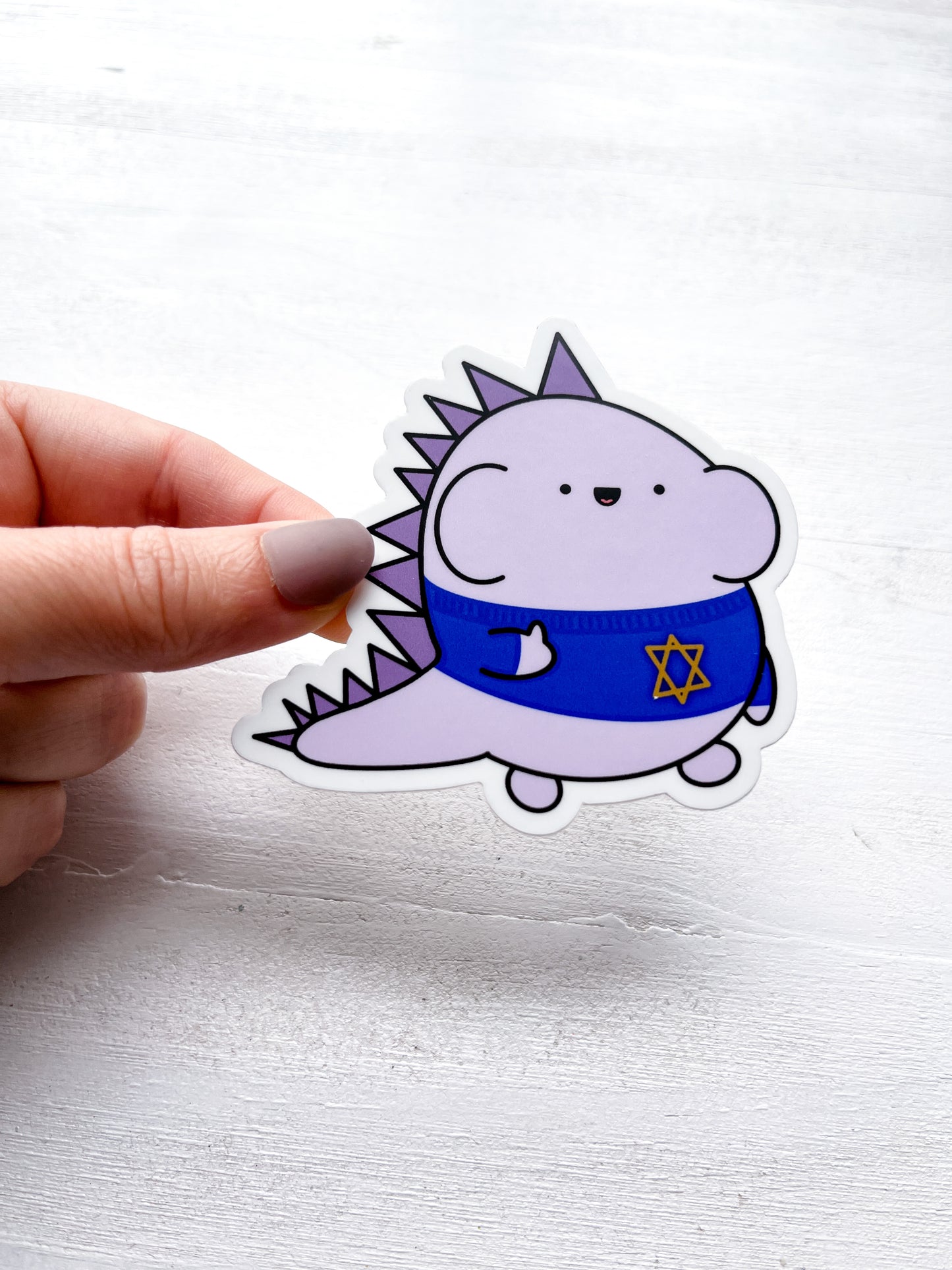 David the Dino Vinyl Sticker