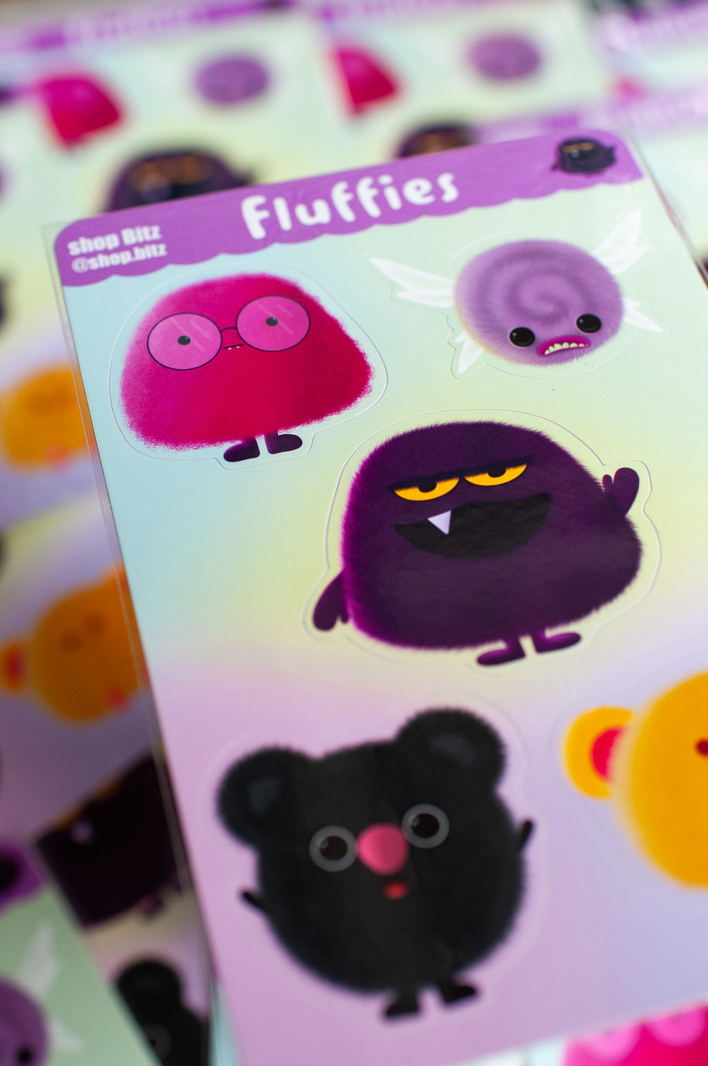 Fluffies Sticker Sheet