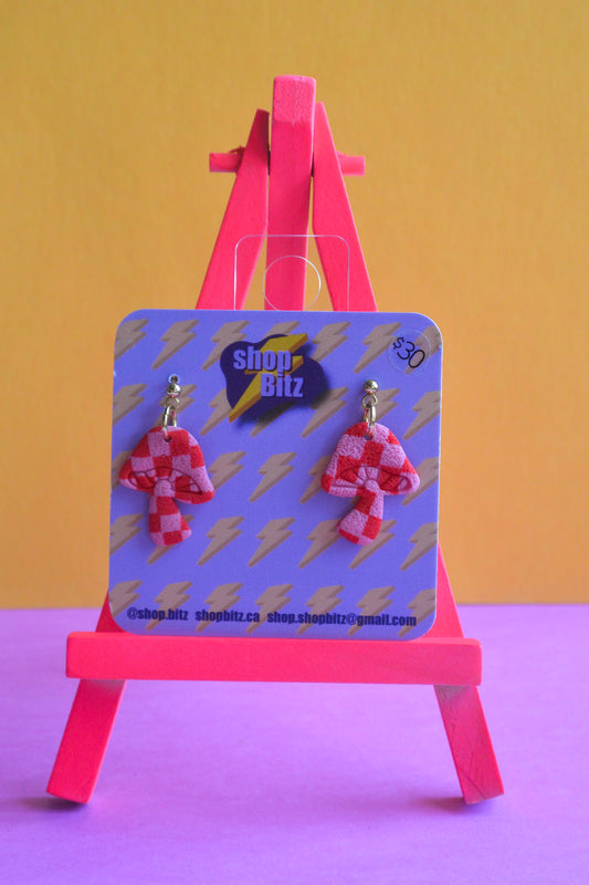 Red Checkered Mushrooms