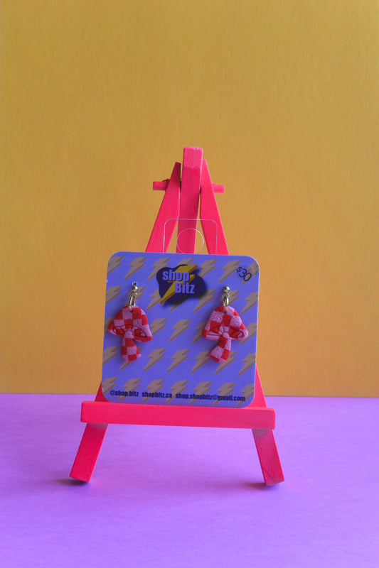 Red Checkered Mushrooms